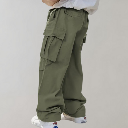 Herren-Hose, gerade Beine, Stretchmaterial, für Herren-1