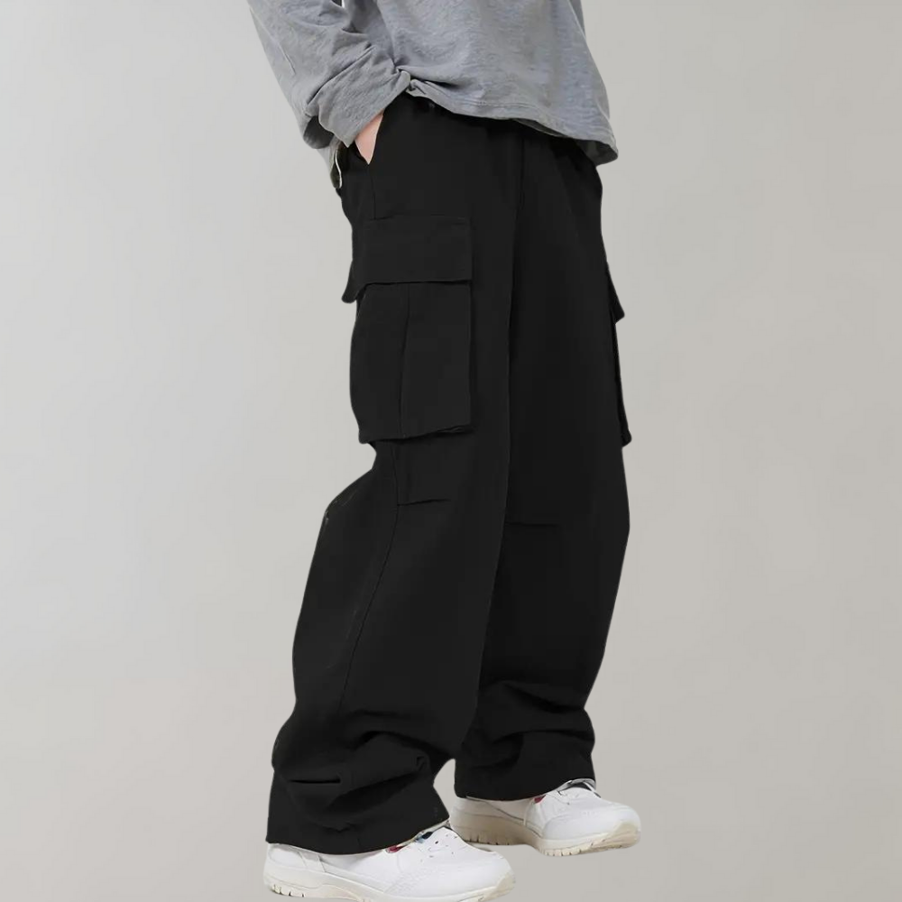 Herren-Hose, gerade Beine, Stretchmaterial, für Herren-2