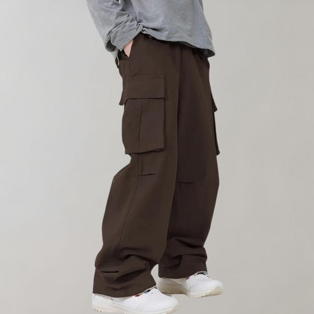 Herren-Hose, gerade Beine, Stretchmaterial, für Herren-3