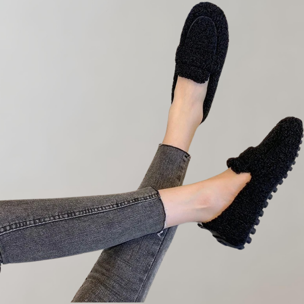 Bequeme Loafer Damen in hoher Qualität mit weicher Innere Futter-4