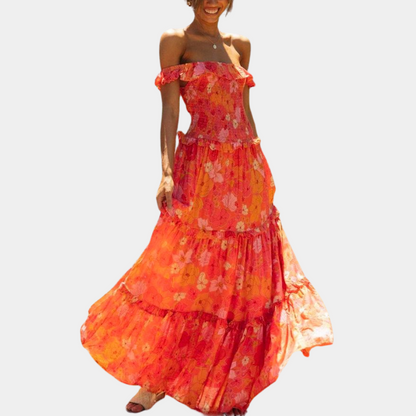 Damen-Kleid, elegantes Polyester, normale Passform-1