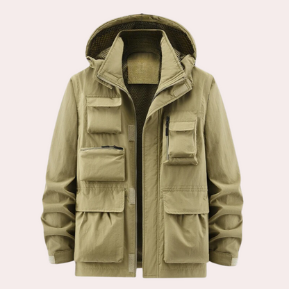 Herren-Winterjacke, modernes Design, wasserabweisendes Material, isolierende Stoffe 5