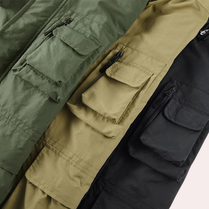 Herren-Winterjacke, modernes Design, wasserabweisendes Material, isolierende Stoffe 2