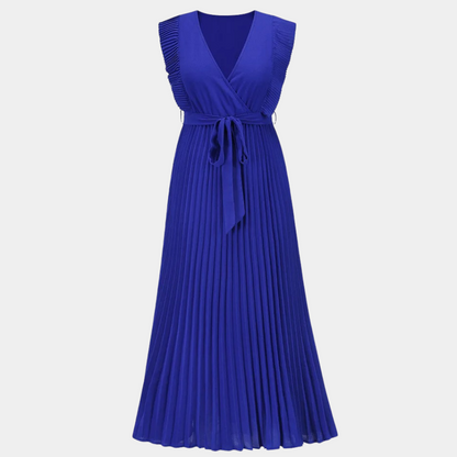 Damen-langes Kleid, zeitloses Design, hochwertiger Stoff 4