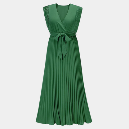 Damen-langes Kleid, zeitloses Design, hochwertiger Stoff 5