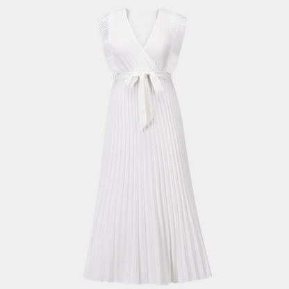 Damen-langes Kleid, zeitloses Design, hochwertiger Stoff 3