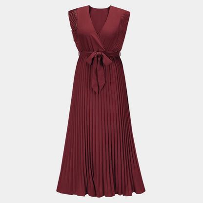 Damen-langes Kleid, zeitloses Design, hochwertiger Stoff 1