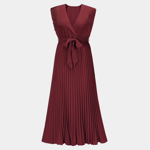 Damen-langes Kleid, zeitloses Design, hochwertiger Stoff 1
