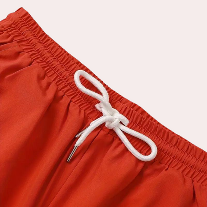 Herren-Sommeroutfit, zweiteilig, weicher Stoff-5
