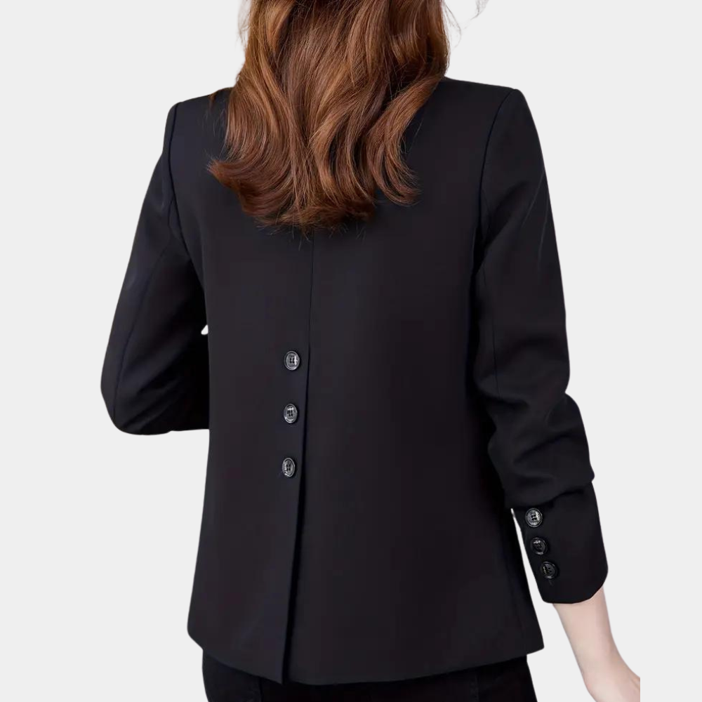 Damen-Blazer, reversibel, weicher Stoff 3