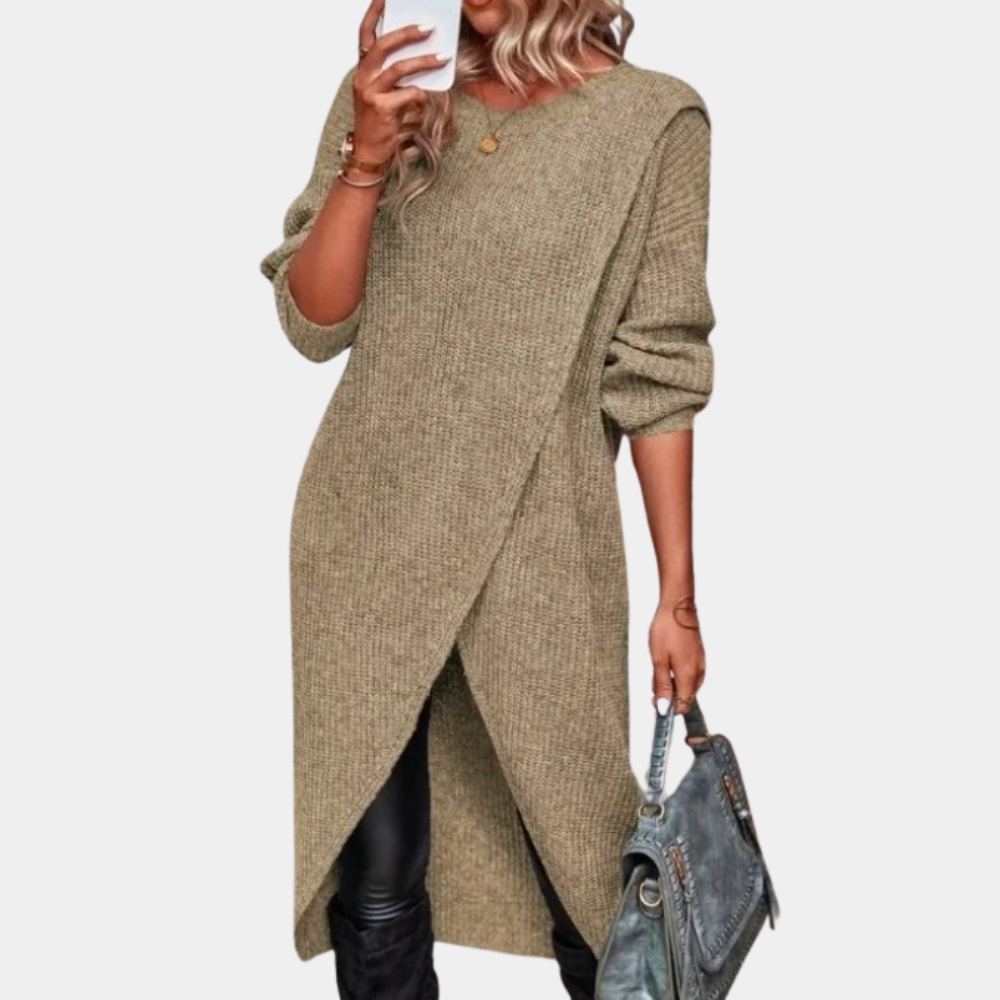 Variant image for Damen-Pulloverkleid, Casual, Baumwoll-Polyester-Mix-13