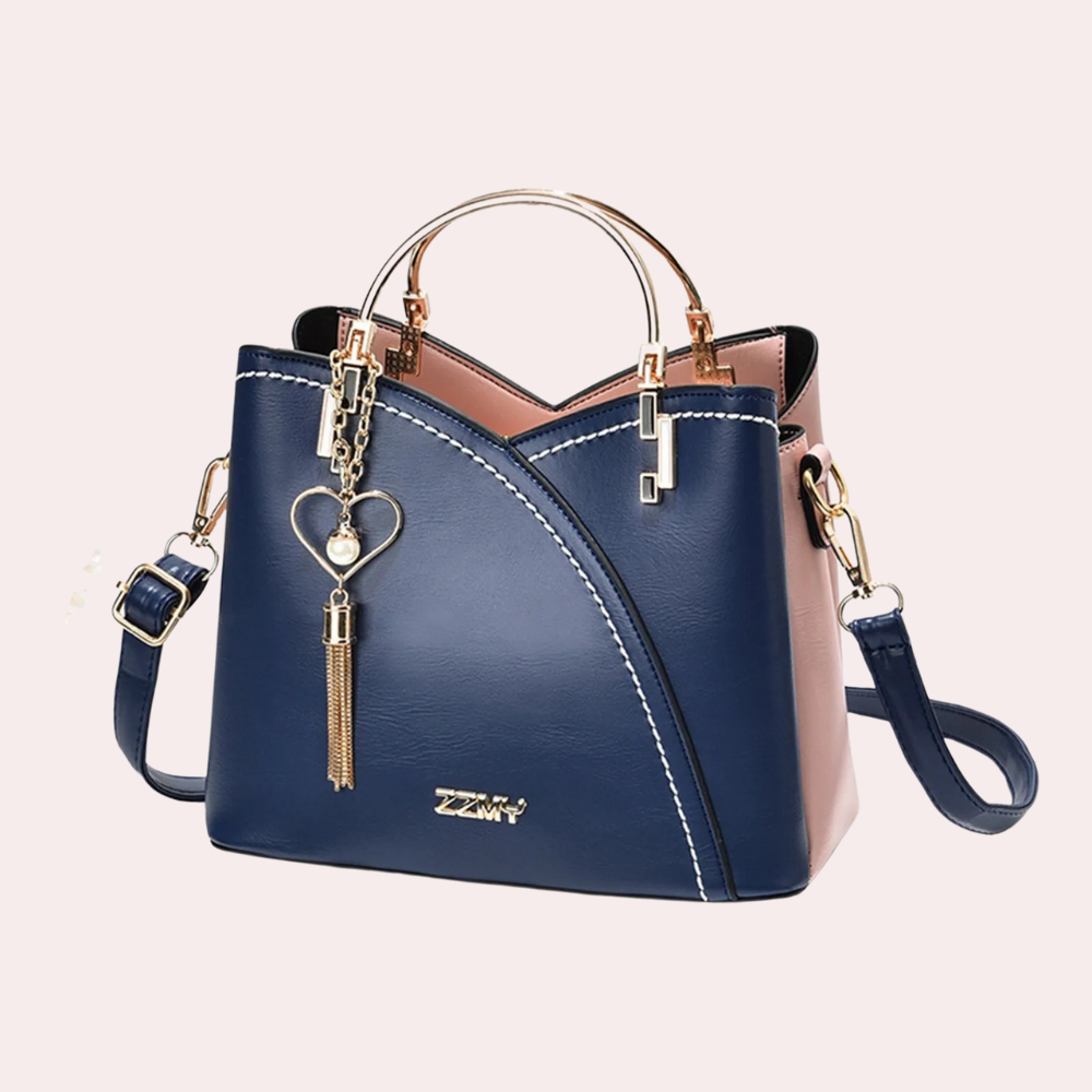 Variant image for Damen-Handtasche Zweifarbig Synthetisches Leder Modernes Design-3