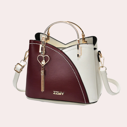 Variant image for Damen-Handtasche Zweifarbig Synthetisches Leder Modernes Design-4