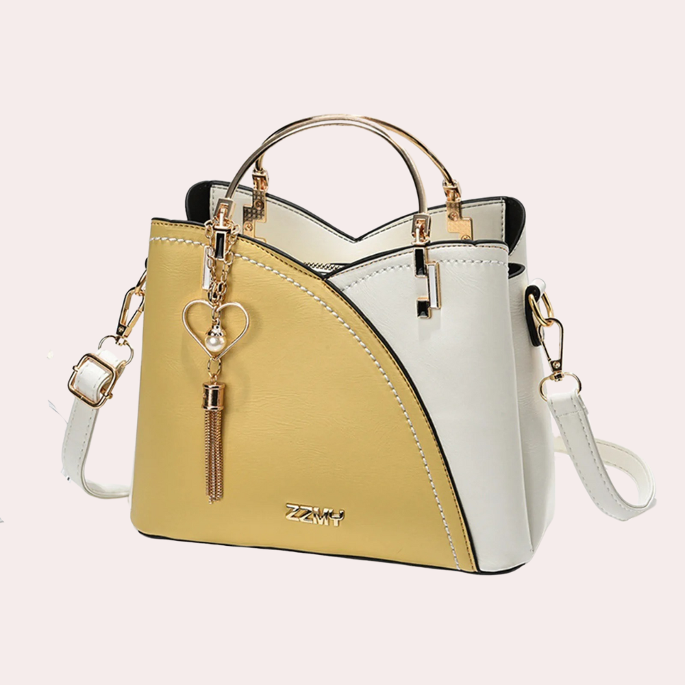 Variant image for Damen-Handtasche Zweifarbig Synthetisches Leder Modernes Design-5