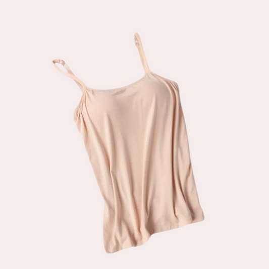 Damen-Tanktop, gepolstertes Polyester, elegantes Hemd-1