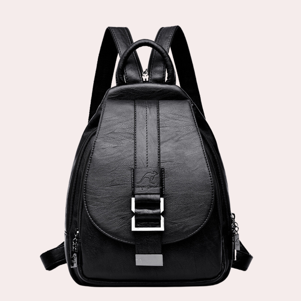 Damen-Rucksack, modern, Kunstleder, geräumiges Design-6