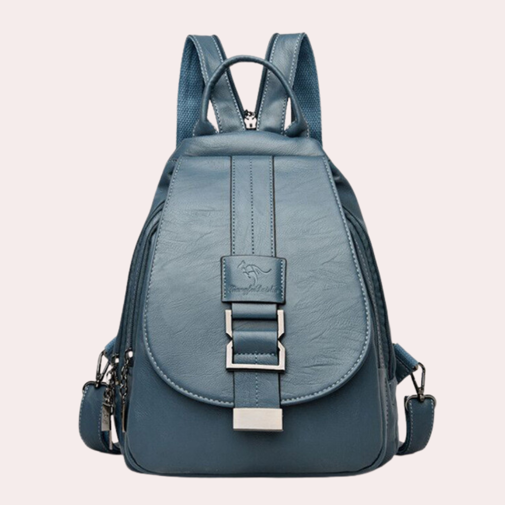 Damen-Rucksack, modern, Kunstleder, geräumiges Design-5