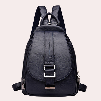 Damen-Rucksack, modern, Kunstleder, geräumiges Design-4