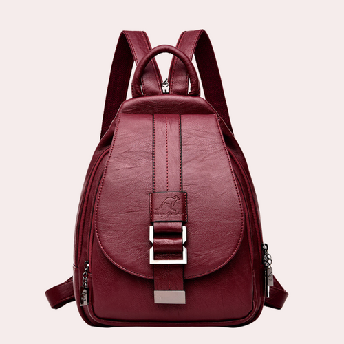 Damen-Rucksack, modern, Kunstleder, geräumiges Design-1