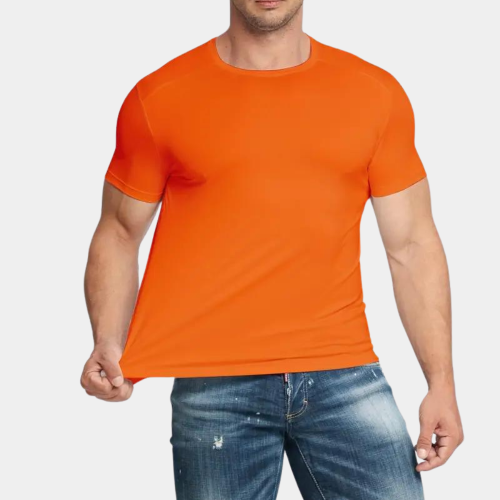Variant image for Damen-T-Shirt, runder Halsausschnitt, weiche Baumwolle-1