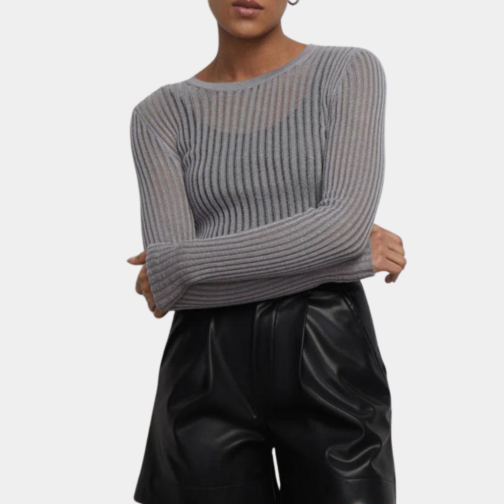 Variant image for Damen-Langarmtop, modernes Design, atmungsaktives Material-10