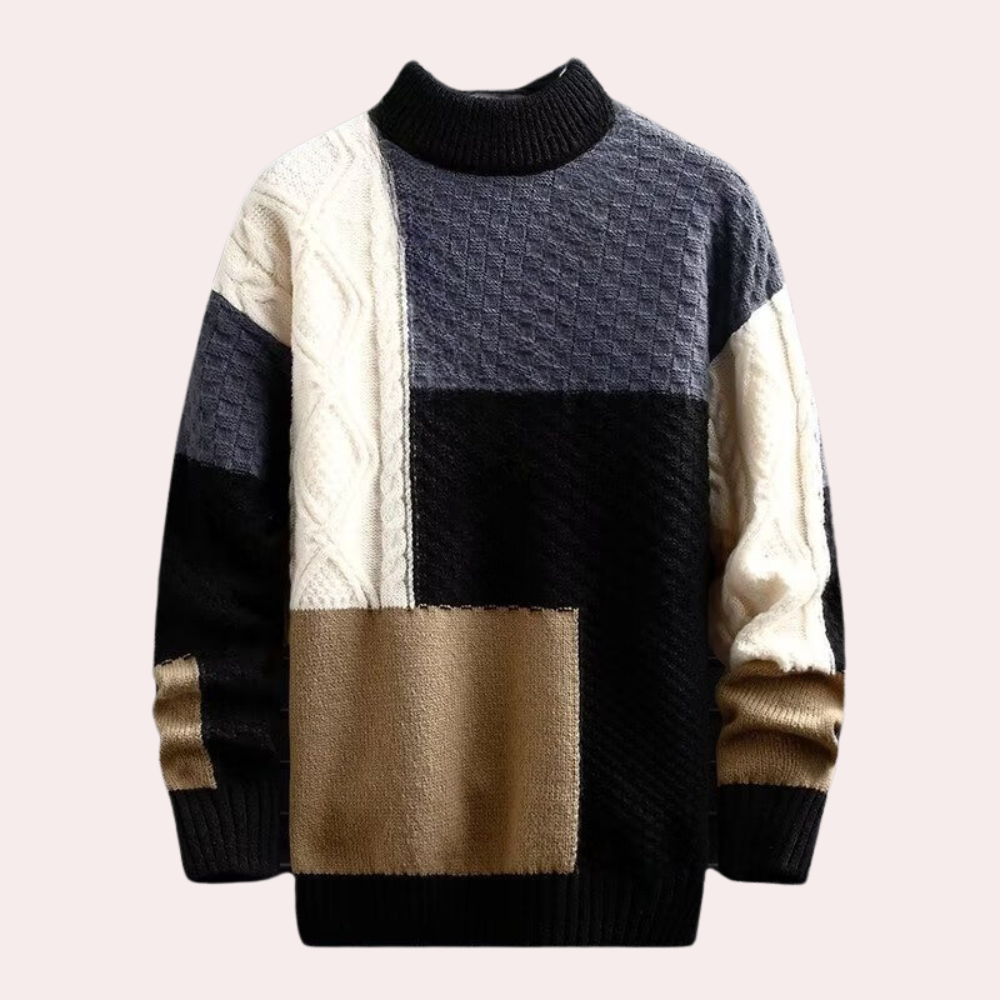 Variant image for Herren-Pullover, Strick, Herbststil, weicher Qualität-1