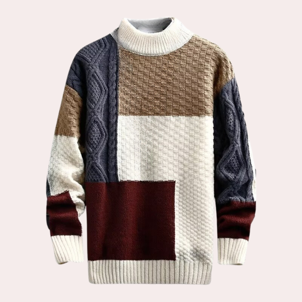 Herren-Pullover, Strick, Herbststil, weicher Qualität-5