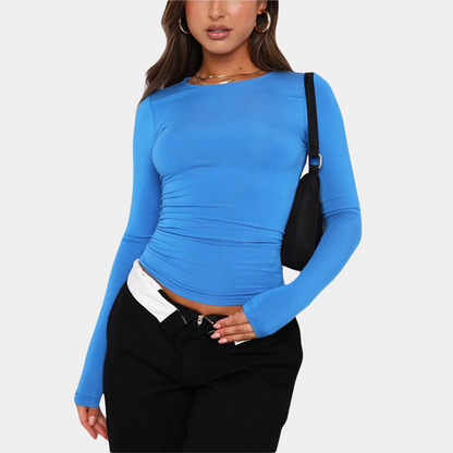 Variant image for Damen-Online-elastische-Kleidung, geschmeidiges Design, elastische Mischung-11