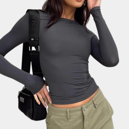 Variant image for Damen-Online-elastische-Kleidung, geschmeidiges Design, elastische Mischung-1