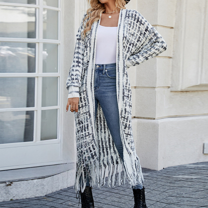 Damen Wintercardigan Lässig Hochwertiges Acryl-1
