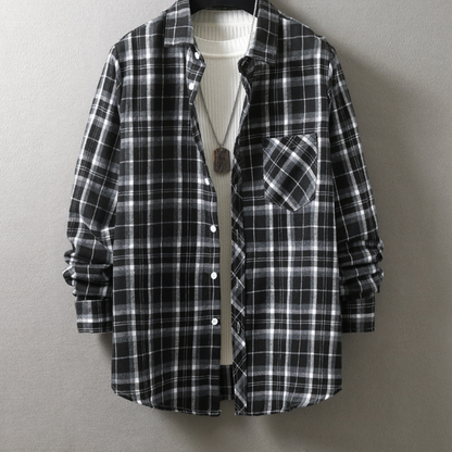 Herren Hemd Modern Stil Baumwolle-2