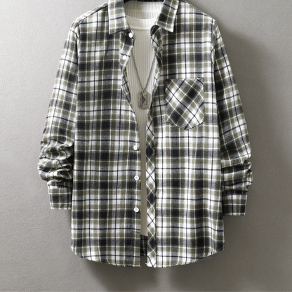 Herren Hemd Modern Stil Baumwolle-3