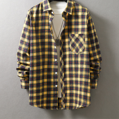 Herren Hemd Modern Stil Baumwolle-4
