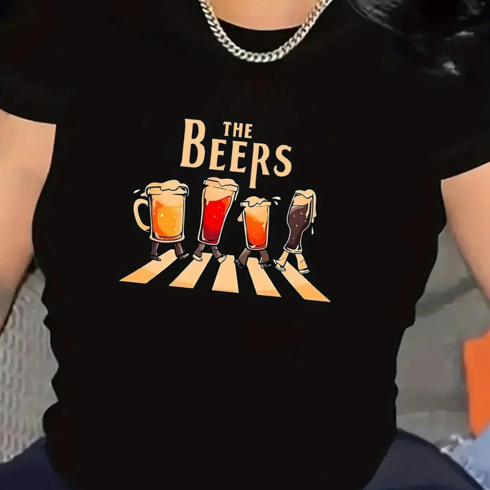 Damen-T-Shirt im klassischen Oktoberfest-Design aus 100 % Baumwolle-1