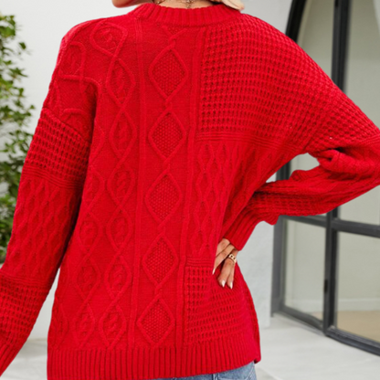 Damen-Strickpullover, lässiger Stil, weiches Material-2