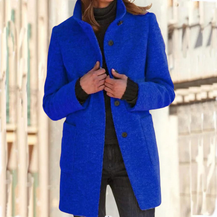Damen-Freizeitjacke, tailliert, Polyester, mit eleganten Details-3