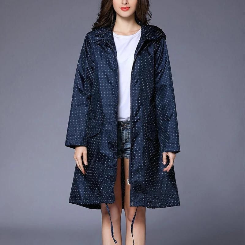 Variant image for Damen-Regenjacke, wasserdicht, elegantes Design für Outdoor-Aktivitäten-17