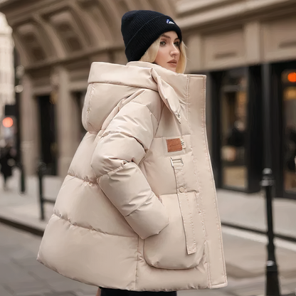Variant image for Damen Winterjacke Isolierender Parka Baumwolle-1