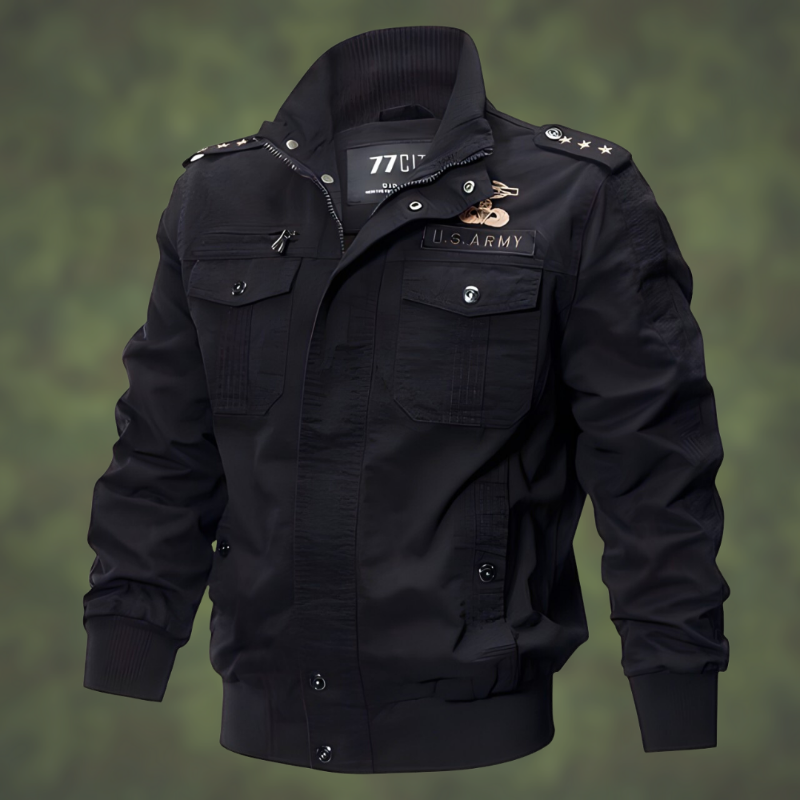 Variant image for Herren-Bomberjacke, Militärstil, hochwertiges Material-7