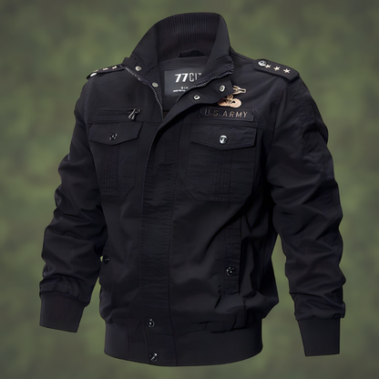 Variant image for Herren-Bomberjacke, Militärstil, hochwertiges Material-7