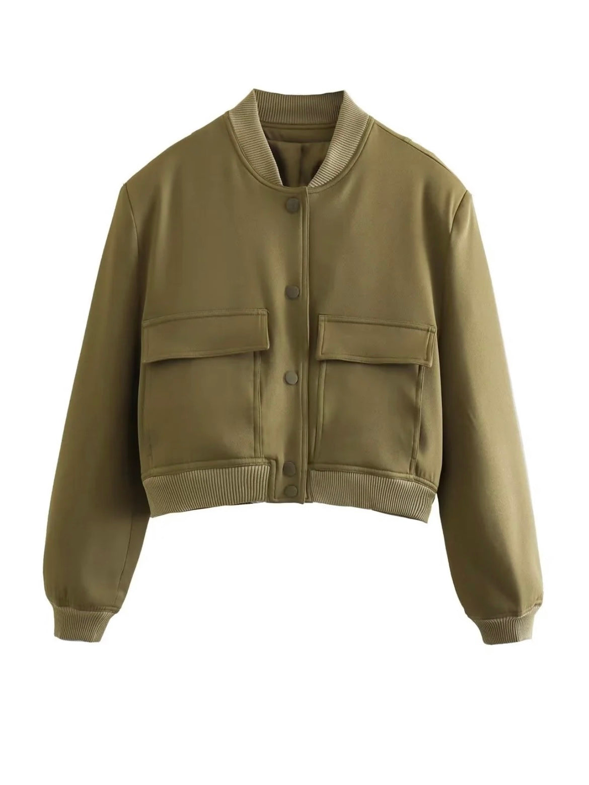Variant image for Damenjacke Bomberjacke Hochwertiges Polyester Modernes Design-13