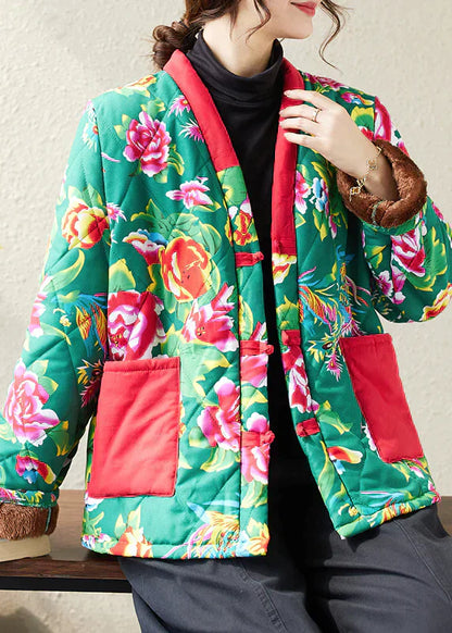 Damenjacke Boho-Druck aus nachhaltiger Baumwolle für Damen 6