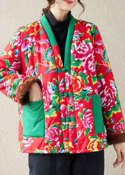 Damenjacke Boho-Druck aus nachhaltiger Baumwolle für Damen 2