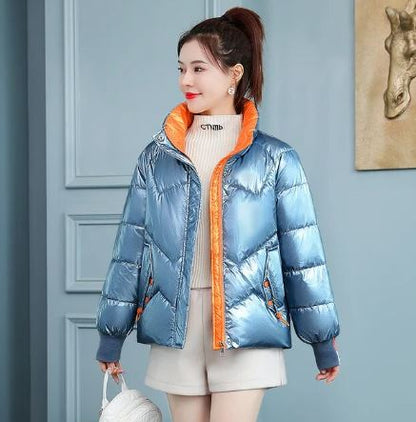 Variant image for Damenjacke Pufferjacke Wasserabweisend Hochwertiger Stoff-11