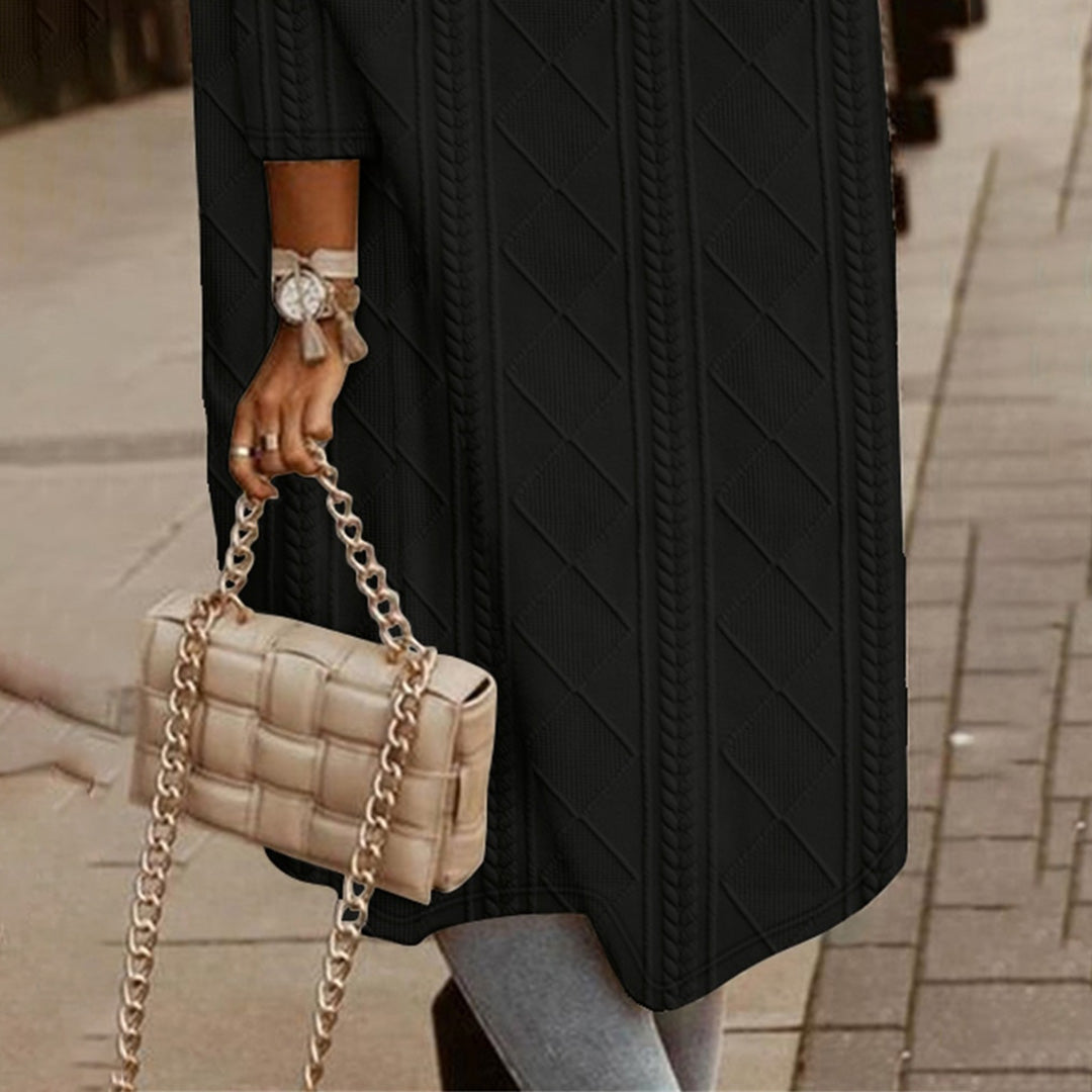 Damen-Mantel, figurbetont, elegant, hochwertiges Material-6