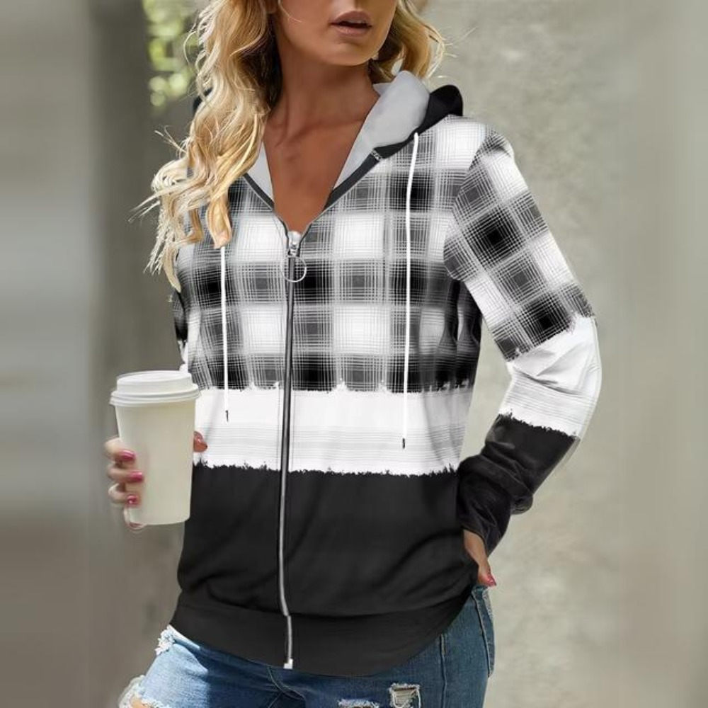 Damen-Freizeitjacke, lässiges Design, weich, Material 7
