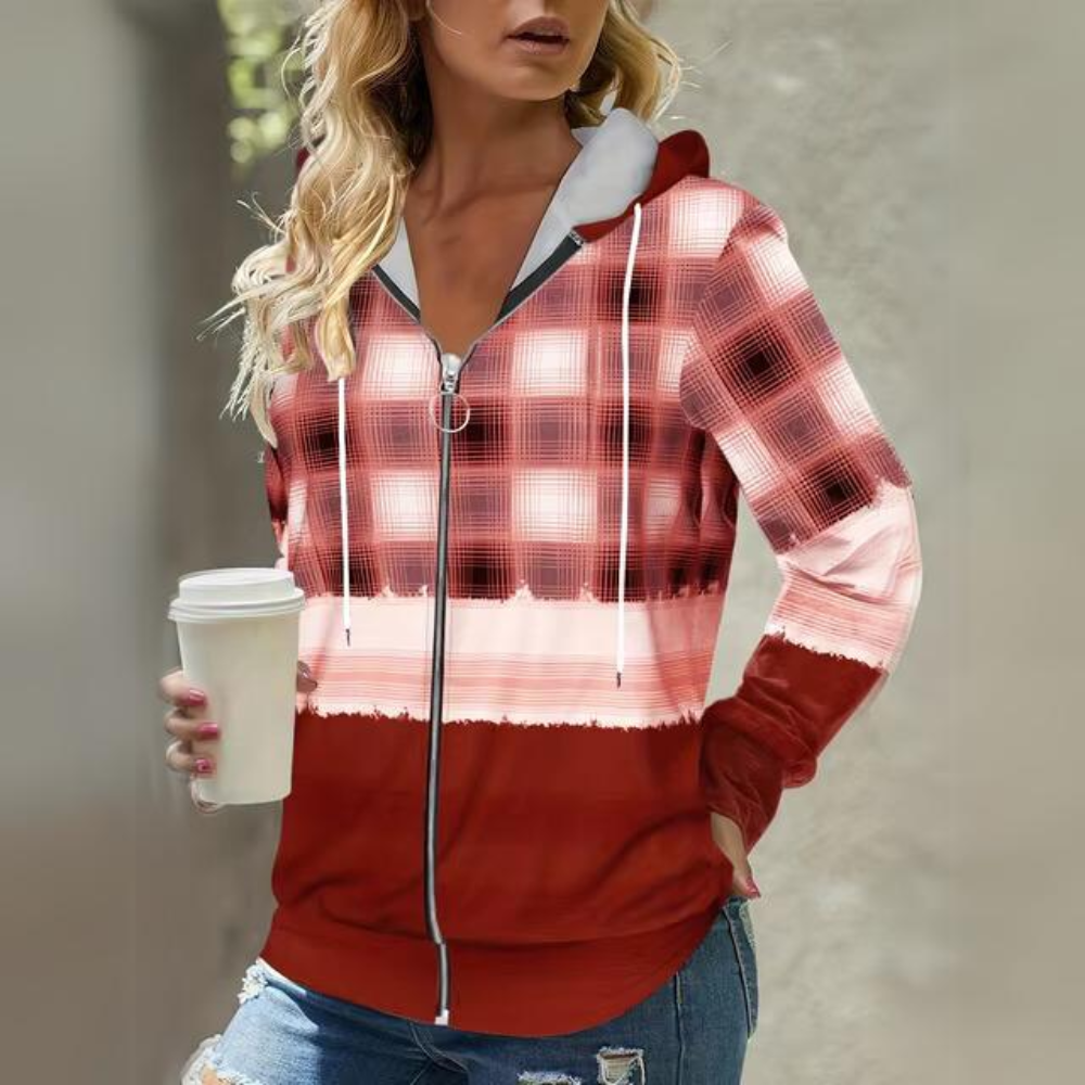 Damen-Freizeitjacke, lässiges Design, weich, Material 5