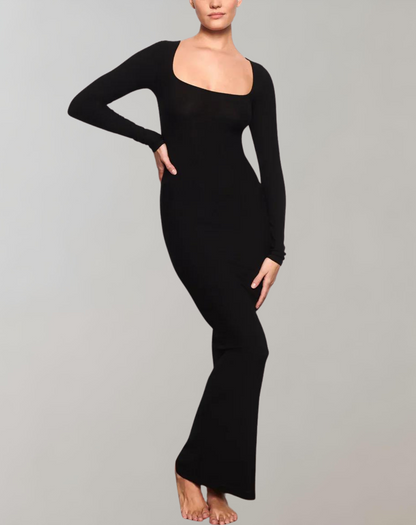 Variant image for Damen-Maxikleid, Vintage, transparenter hochwertiger Stoff-1