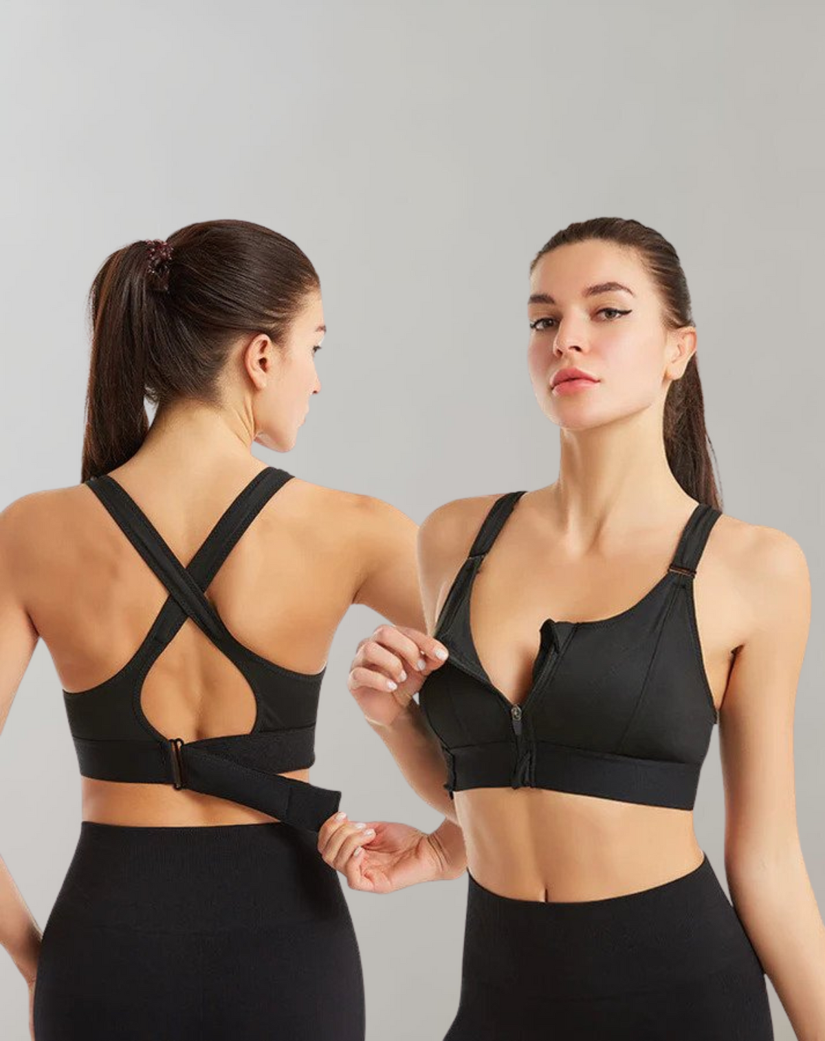 Damen-Sport-BH, High Support, flexfit, für aktivität und Training-1