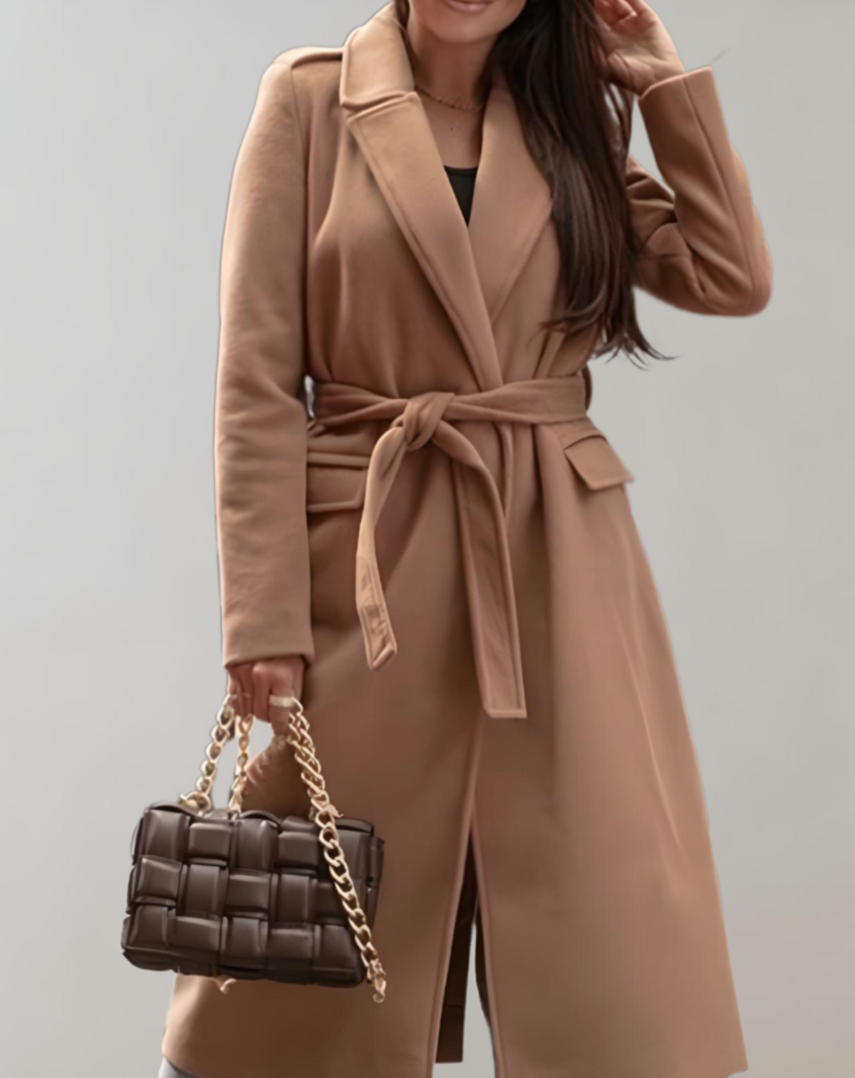 Variant image for Damen-Oversized-Jacke, weicher Stoff, modernes Design-5